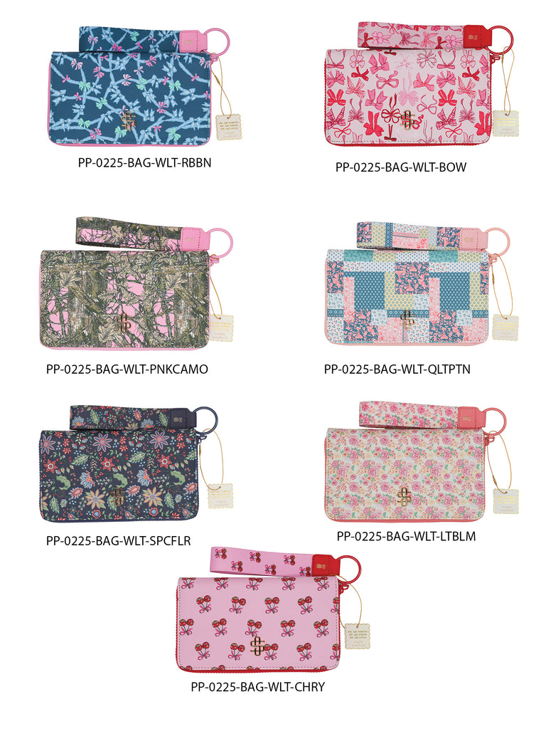Designer Print Wallet with Matching Key Fob - S25 - Simply Southern