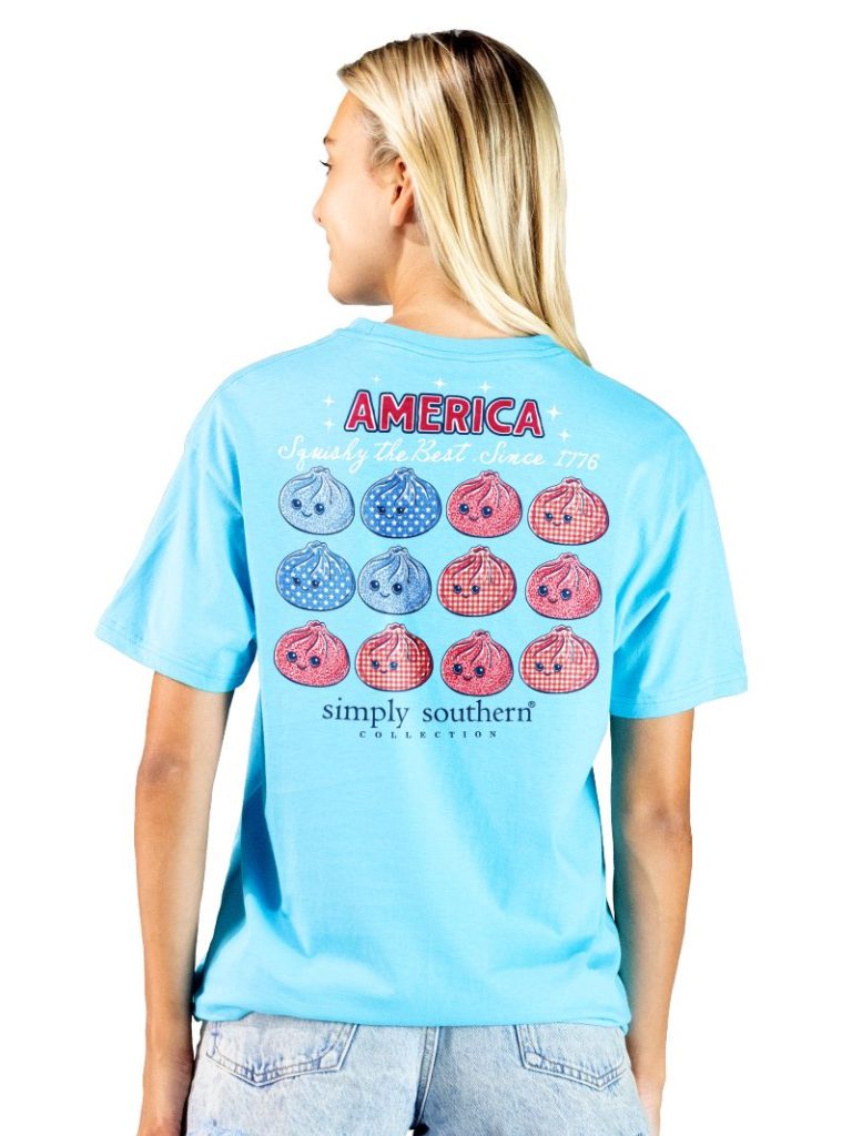 America Squishy The Best - Since 1776 - Dumplings - USA - S26 - SS - Adult T-Shirt