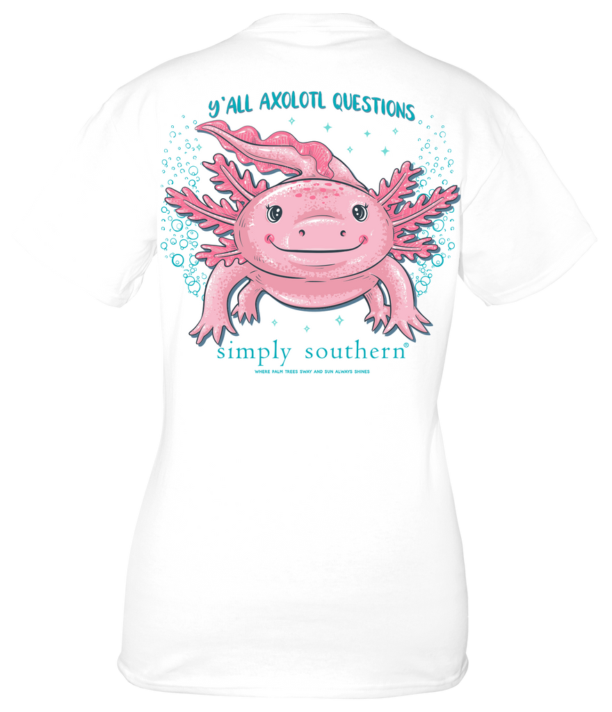 Y'all Axolotl Questions - SS - S24 - Adult T-Shirt