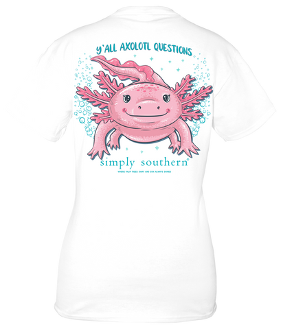 Y'all Axolotl Questions - SS - S24 - Adult T-Shirt