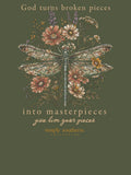 God Turns Broken Pieces Into Masterpieces - F26 - SS - Adult T-Shirt