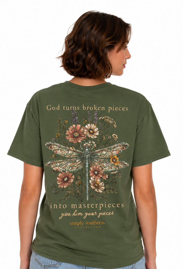 God Turns Broken Pieces Into Masterpieces - F26 - SS - Adult T-Shirt