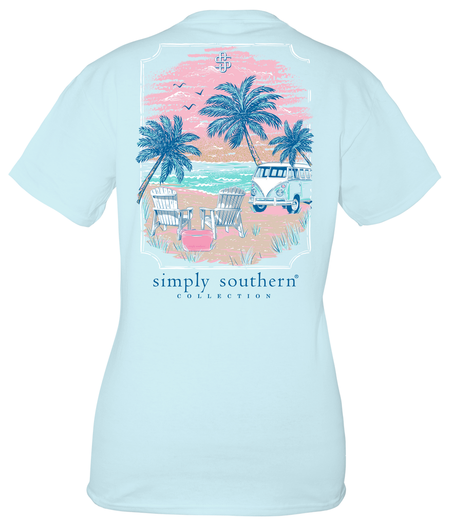 Bus - Beach Life - SS - S24 - Adult T-Shirt