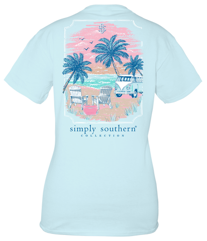 Bus - Beach Life - SS - S24 - Adult T-Shirt