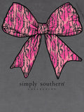 Camo Pink Bow - S25 - SS - Adult T-Shirt