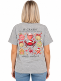 If Crabby Please Return To The Beach - Christmas - F26 - SS - Adult T-Shirt