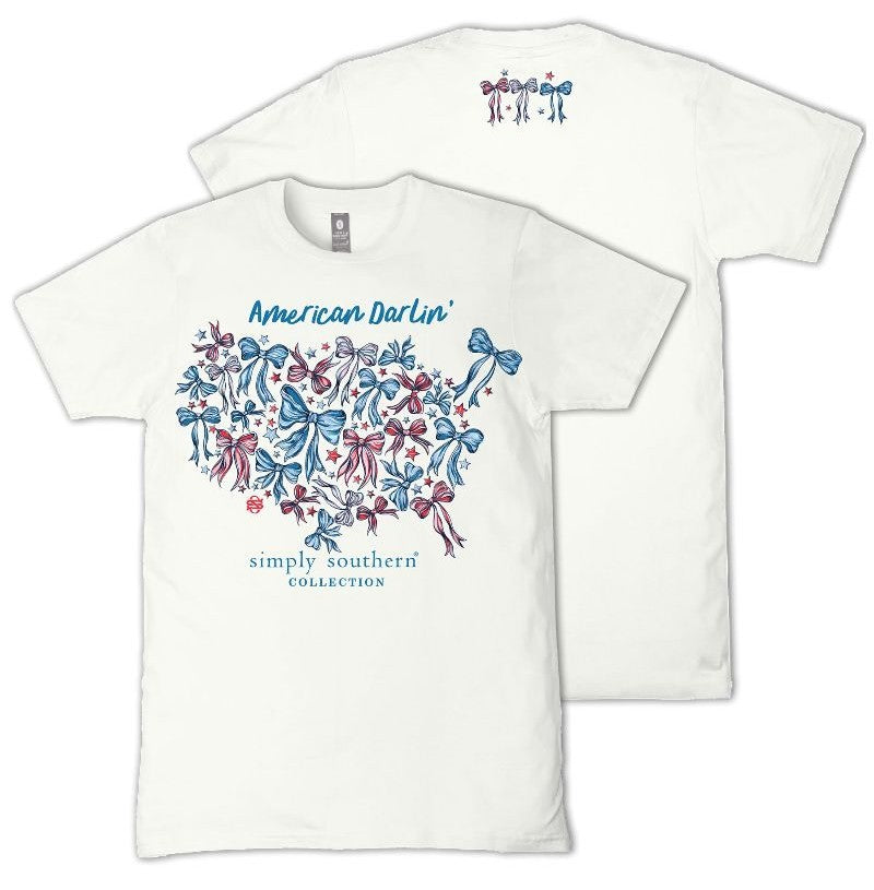 American Darlin' - Bows & Stars - S26 - SS - Adult T-Shirt
