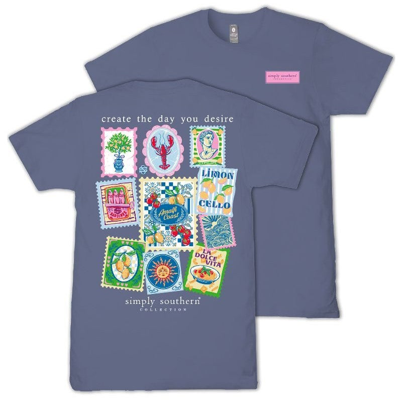 Create The Day You Desire - Stamps - S26 - SS - Adult T-Shirt