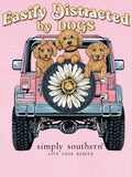 Easily Distracted by Dogs - Dogs - Daisy - Off Road Vehicle - SS - S25 - Adult T-Shirt