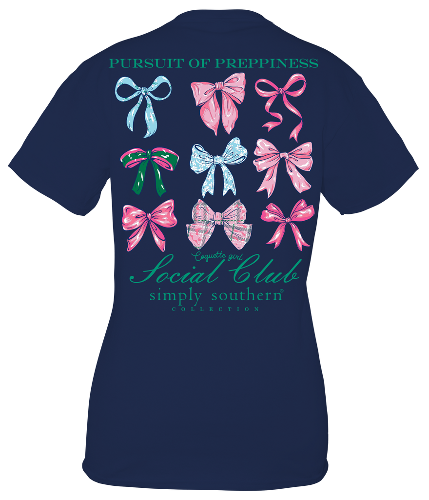 Hair Tie - Pursuit of Preppiness - Coquette Girl - Social Club - SS - S24 - YOUTH T-Shirt