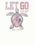 Let Go & Let God - Turtle - Patchwork - F26 - SS - YOUTH T-Shirt