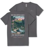 God Turns Broken Pieces Into Masterpieces - Mountains - Sunrise - Butterflies - SS - F25 - Adult T-Shirt