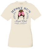 Messy Bun - Coquette Girl - SS - S24 - Adult T-Shirt
