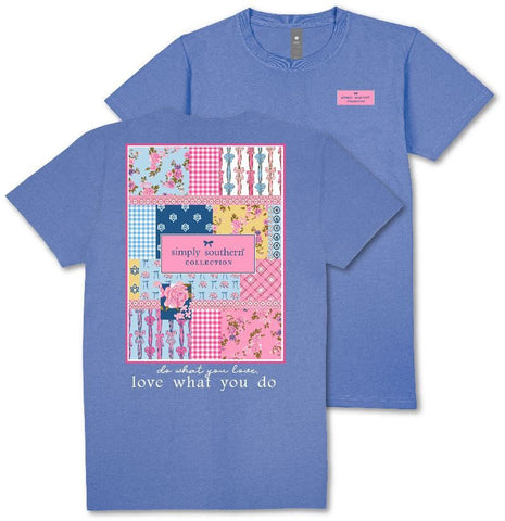Patch Logo - Do What You Love, Love What You Do - Roses - Bows - Floral - SS - S25 - Adult T-Shirt
