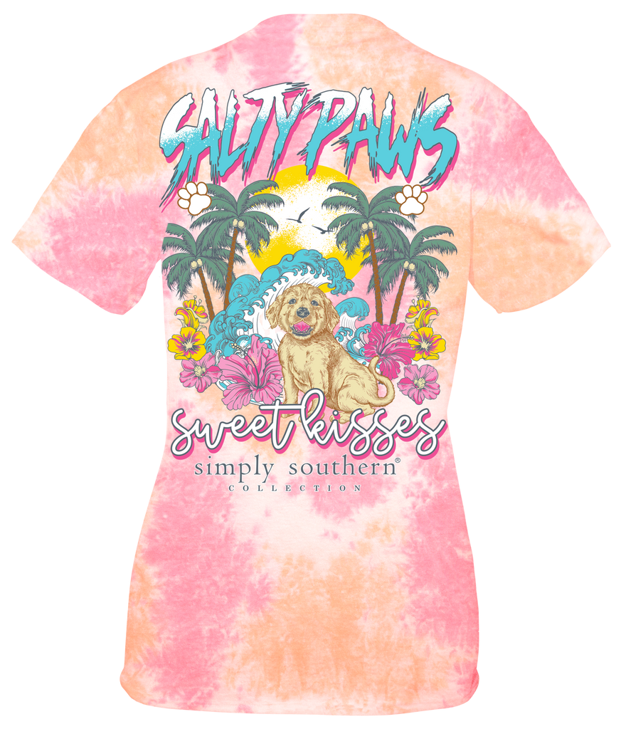 Salty Paws - Dog - SS - S24 - Adult T-Shirt