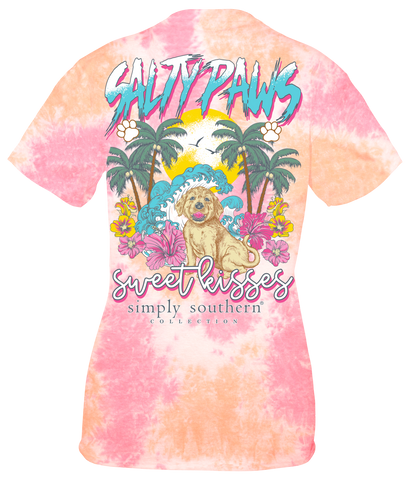 Salty Paws - Dog - SS - S24 - Adult T-Shirt