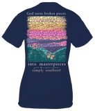God Turns Broken Pieces Into Masterpieces - SS - S24 - YOUTH T-Shirt