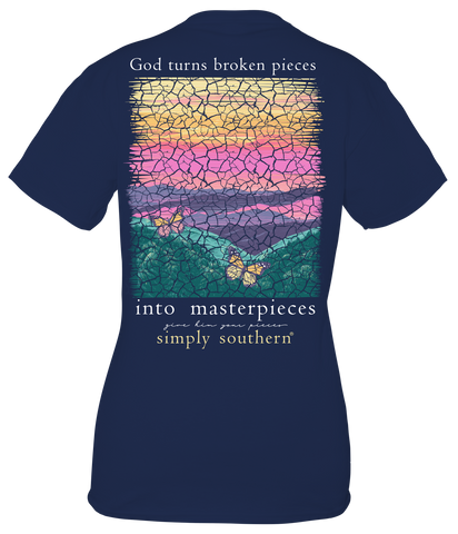 God Turns Broken Pieces Into Masterpieces - SS - S24 - YOUTH T-Shirt