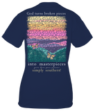 God Turns Broken Pieces Into Masterpieces - SS - S24 - Adult T-Shirt