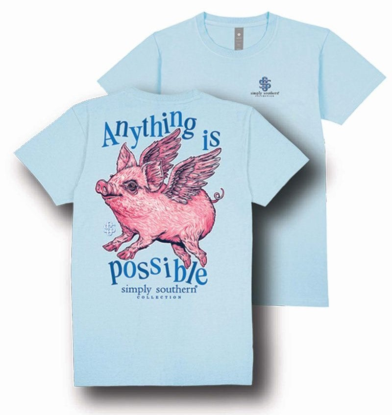Anything is Possible - Pigs Can Fly - SS - S25 - Adult T-Shirt