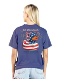 Red, White & Quack - Duck - Patriotic - S26 - SS - Adult T-Shirt