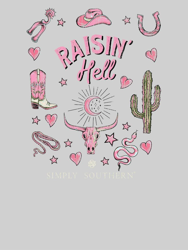 Raisin' Hell, Western Country - SS - F25 - Adult T-Shirt