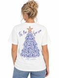 Tis The Sea-Sun - Oyster Tree - Christmas - F26 - SS - Adult T-Shirt