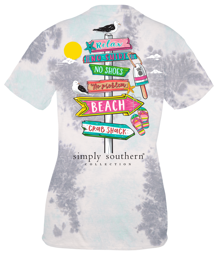 Beach Sign - S23 - SS - Adult T-Shirt