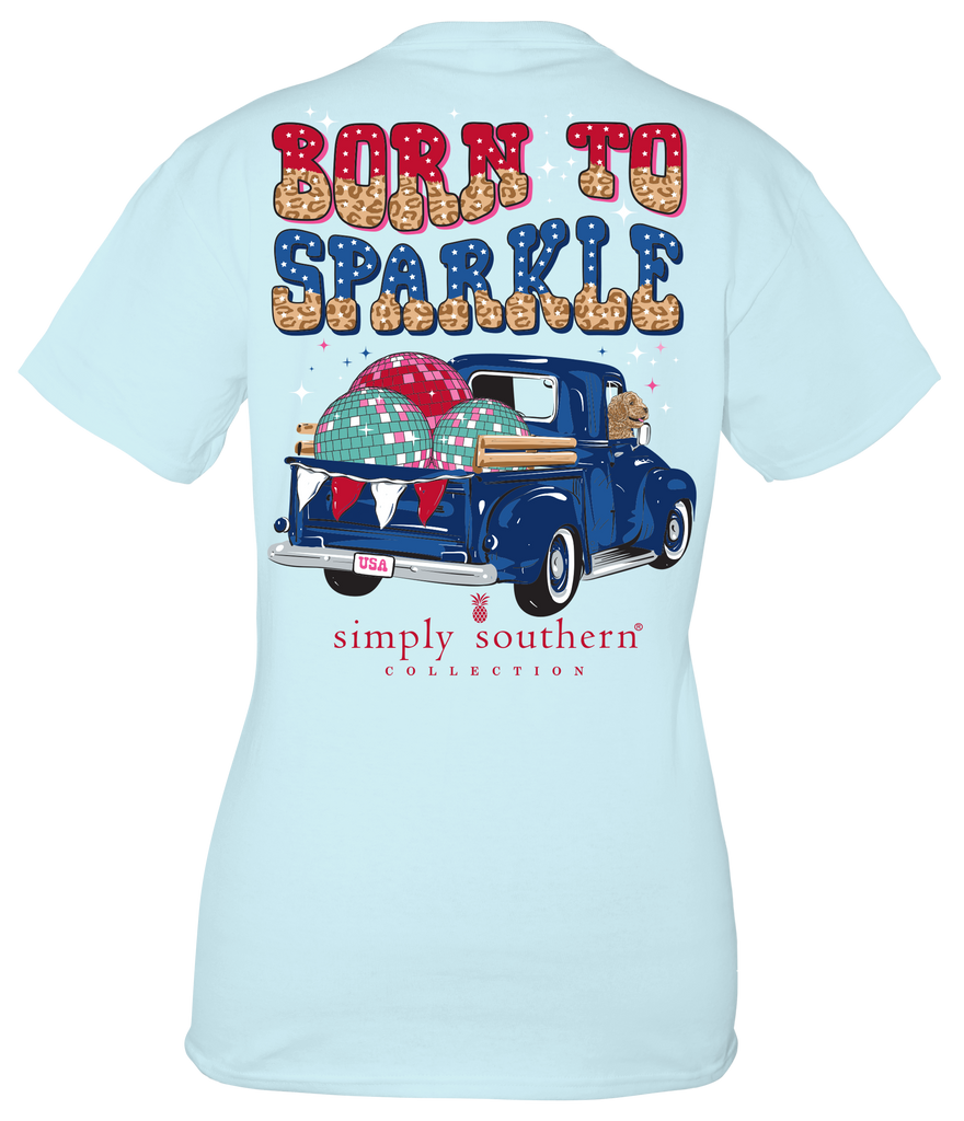 Born To Sparkle - Vintage Truck - S23 - SS - Adult T-Shirt