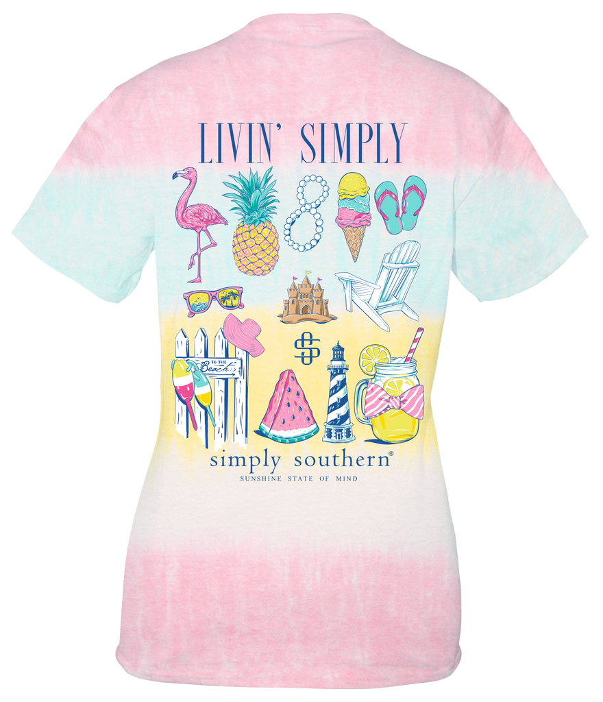 Livin' Simply Sunshine State of Mind - S23 - SS - YOUTH T-Shirt
