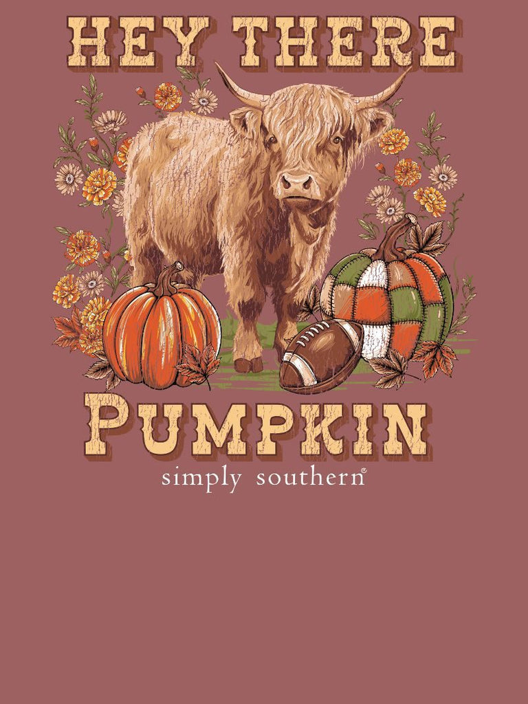 Hey There Pumpkin - Highlander - Football - S26 - SS - YOUTH T-Shirt