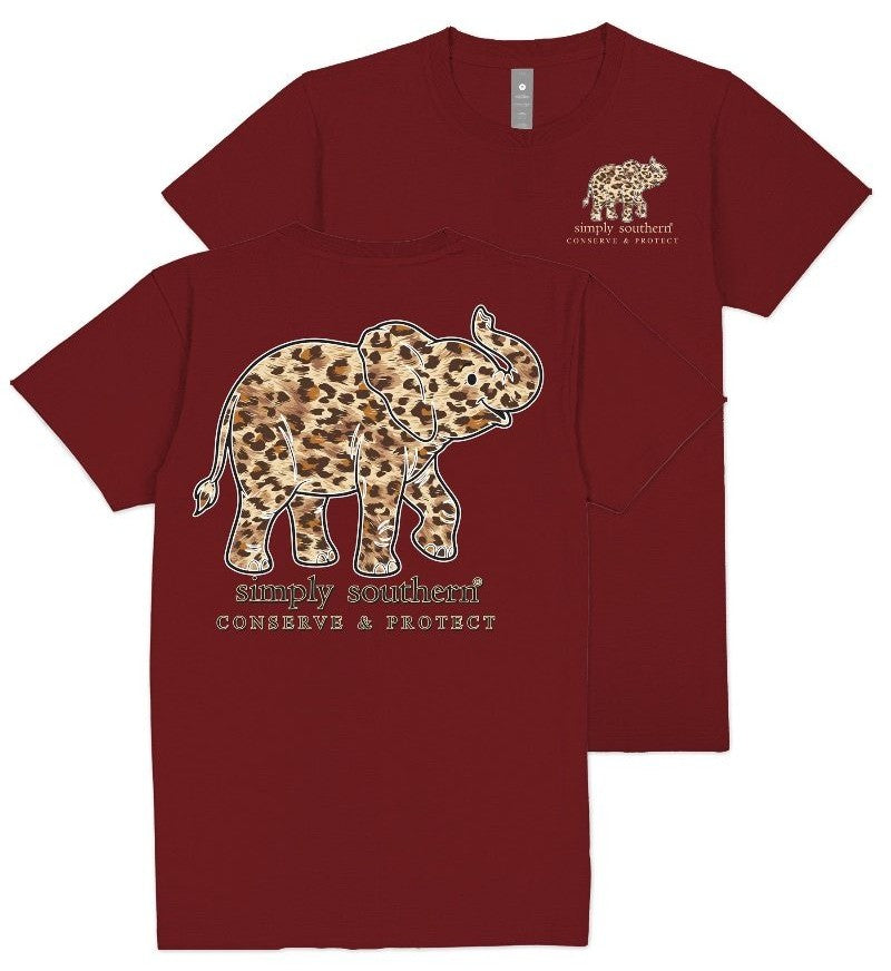 Elephant - Leopard Spots - F26 - SS - Adult T-Shirt