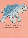 Beach - Elephant - Sea Turtles - Conserve & Protect - S25 - SS - Adult T-Shirt