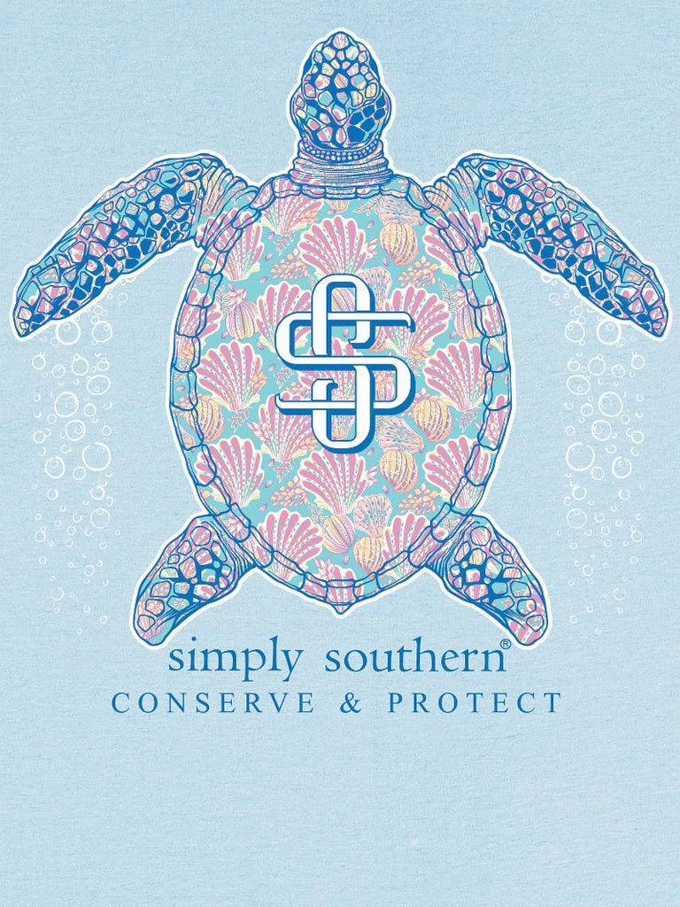 Sea Turtle - Shell - Conserve & Protect - S25 - SS - Adult T-Shirt