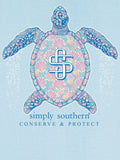 Sea Turtle - Shell - Conserve & Protect - S25 - SS - Adult T-Shirt