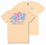 Turtle with Roses and Pink Bow Conserve & Protect - SS - S25 - Adult T-Shirt