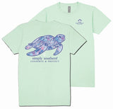 Sea Turtle T-Shirt, Conserve and Protect Design - S25 - SS - Adult T-Shirt