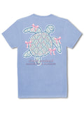 Track Turtle - Damask - Pink Bows - Floral - Conserve & Protect - F25 - SS - Adult T-Shirt