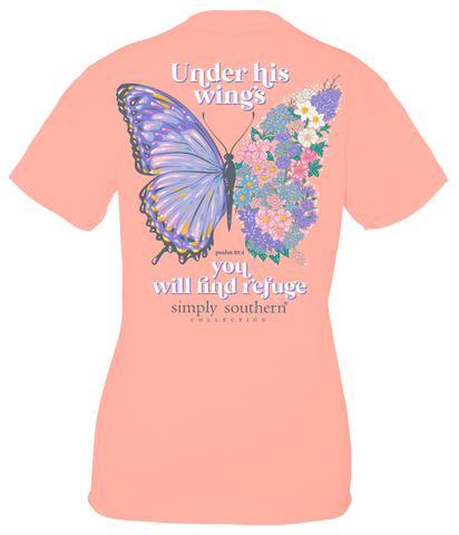 Under His Wings You Will Find Refuge - SS - S24 - Adult T-Shirt
