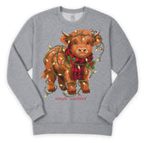 Highlander - Christmas Lights Sweatshirt - F26 - Adult