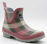 Rain Boots Slip On - Buffalo Grey/Pink - F21 - Simply Southern