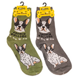 Graphic Adult Socks - Foozy - French Bulldog