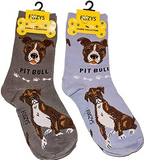 Graphic Adult Socks - Foozy - Pit Bull