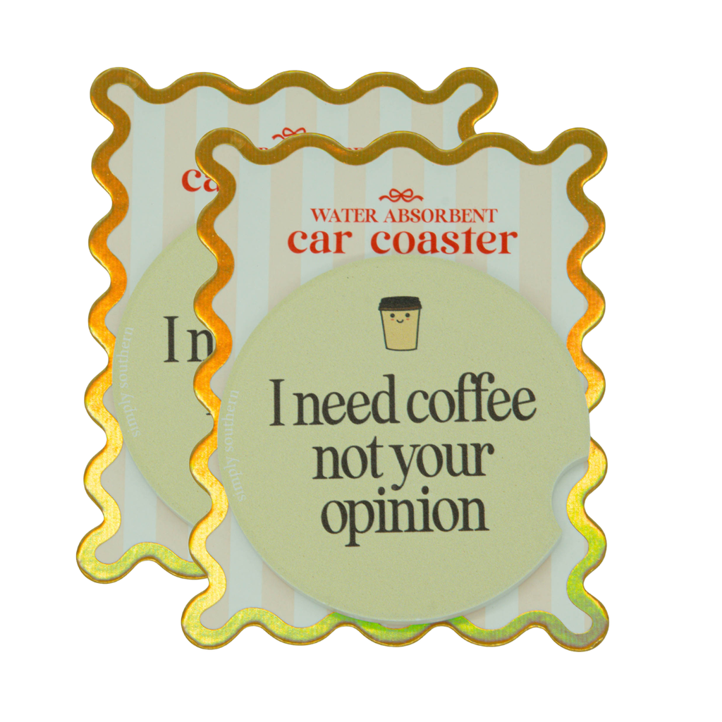 Car Coaster Sets - Simply Southern (Sold in a set of 2)