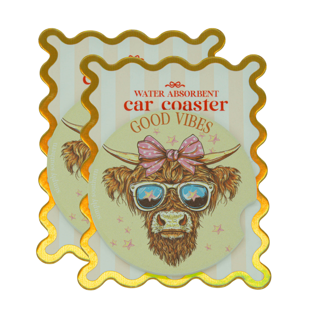 Car Coaster Sets - Simply Southern (Sold in a set of 2)