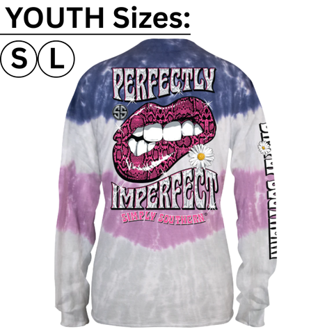 Perfectly Imperfect - Tie Dye - SS - YOUTH Long Sleeve
