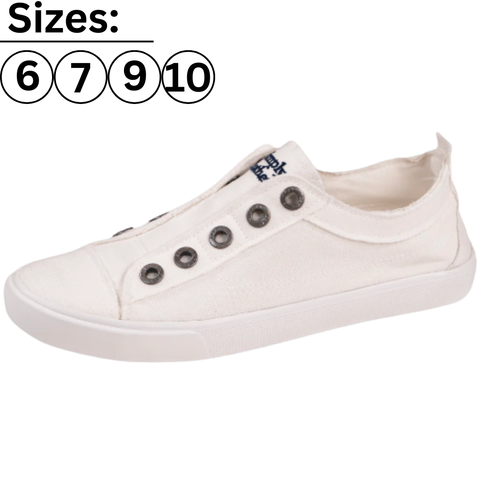 Vintage Loafers - Slip On - White - F21 - Simply Southern