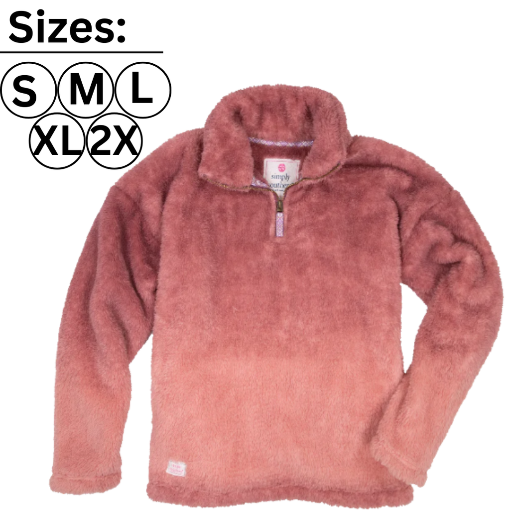 Ombre Pullover - Maroon - F21 - Simply Southern