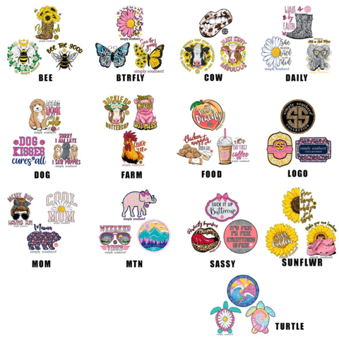 Decals 3 Pack - F21 - Simply Southern