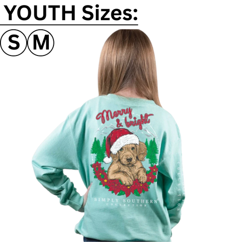 Merry & Bright - Dog - SS - F21 - YOUTH Sleeve